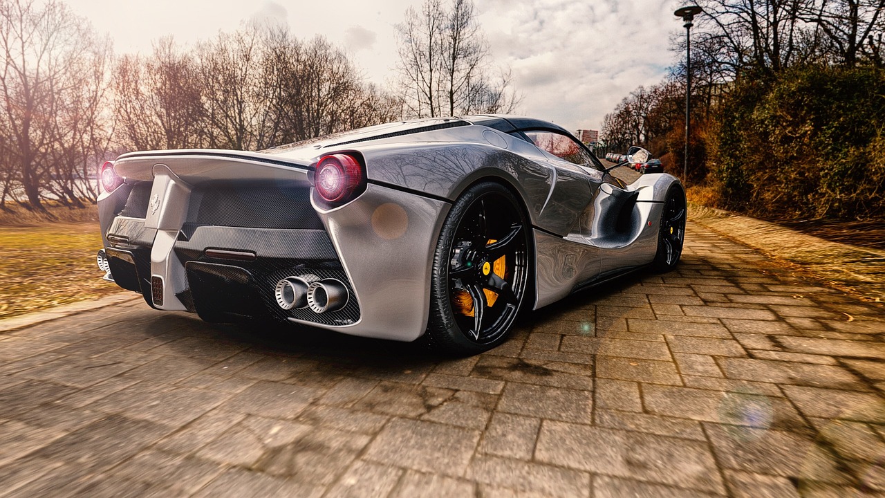 Ferrari con design aerodinamico